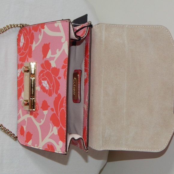NEW FURLA JULIA FLORAL PRINT MINI CROSS BODY BAG - Picture 6 of 7